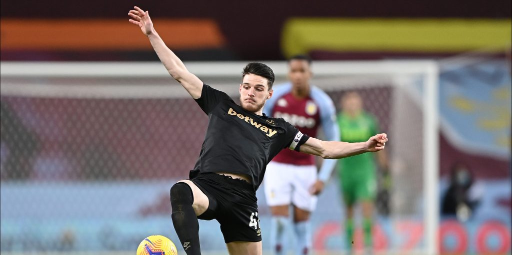 West Ham fans debate club Tweet featuring Declan Rice