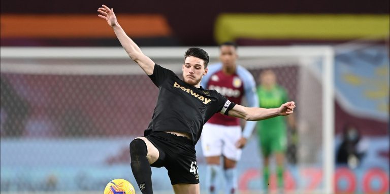 West Ham fans debate club Tweet featuring Declan Rice