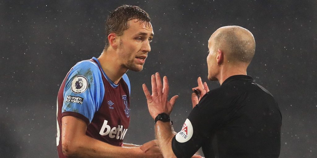 West Ham fans react as Tomas Soucek’s red card is rescinded