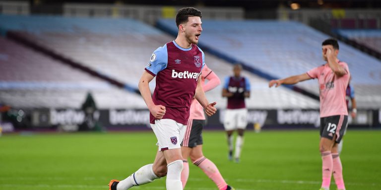 Declan Rice admits he is ‘thinking about’ Champions League