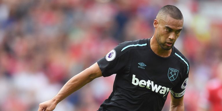 West Ham fans show their admiration for Winston Reid
