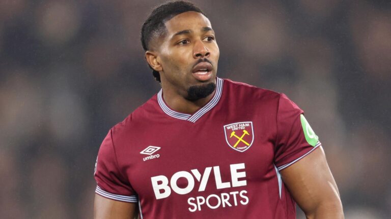 Adama Traore in action for West Ham United during the 2025/26 season