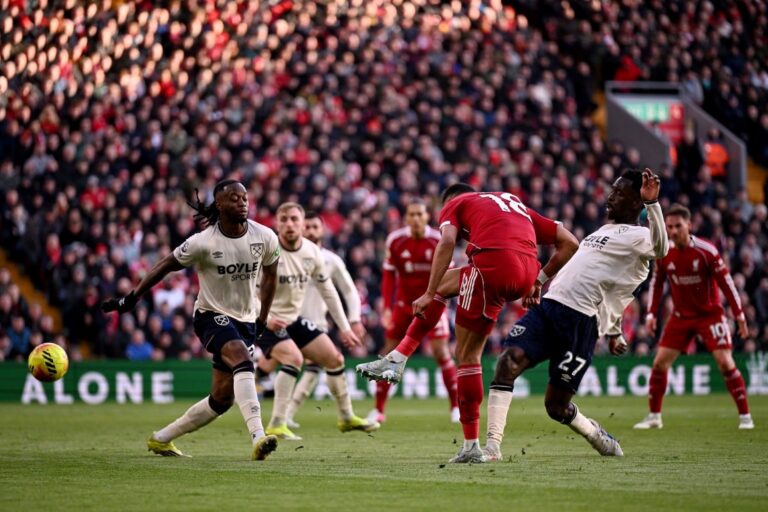 Liverpool vs West Ham