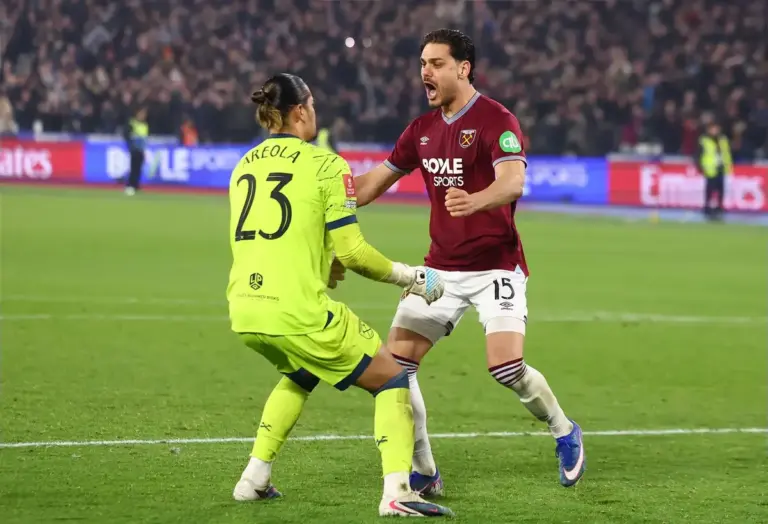 West Ham 2-2 (5-3) Brentford: Hammers squeeze into the quarter finals