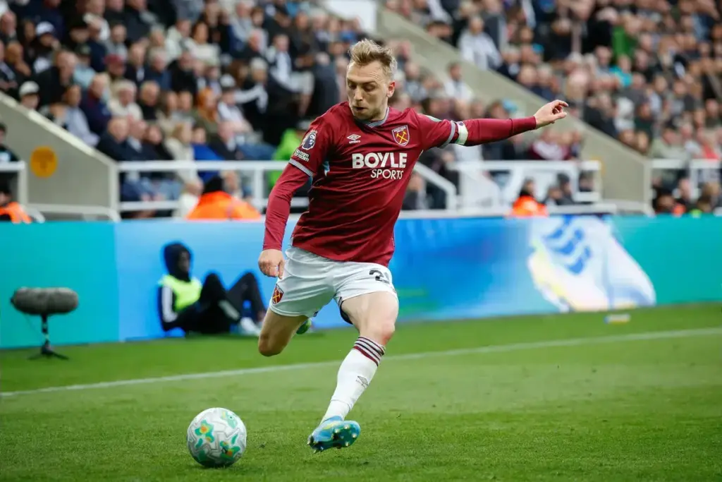 Jarrod Bowen speaking after a West Ham match