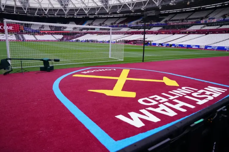 West Ham United players ahead of the pre-season friendly against Southend United