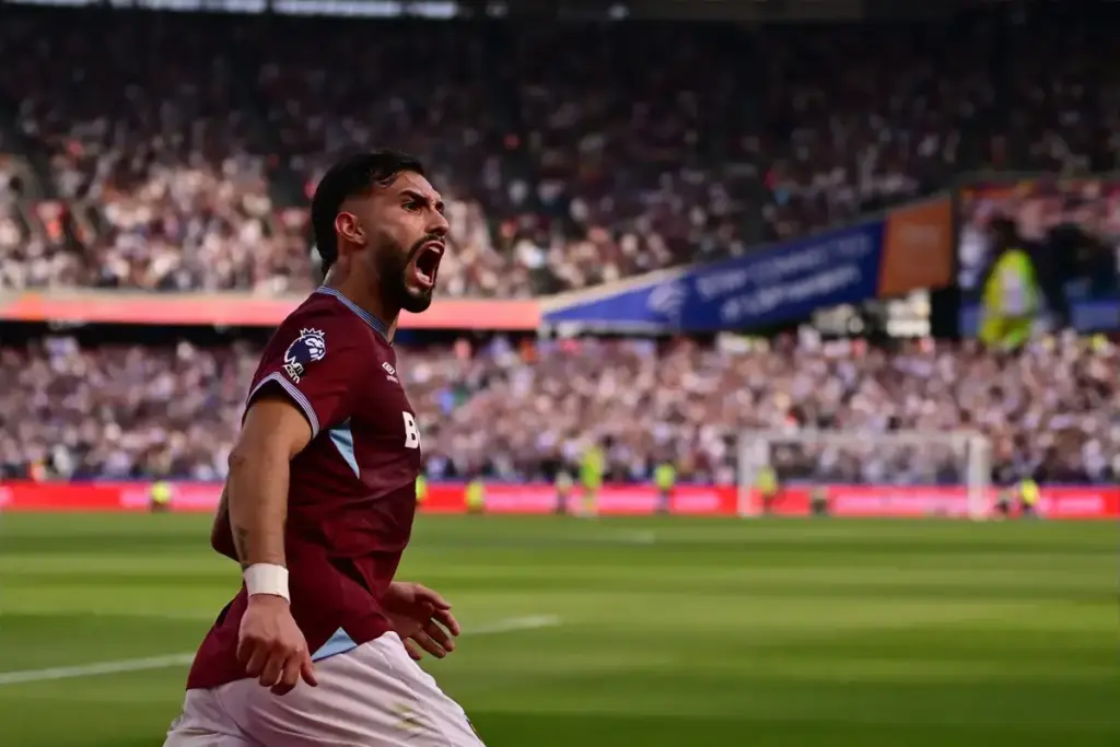 West Ham first-team player during a match
