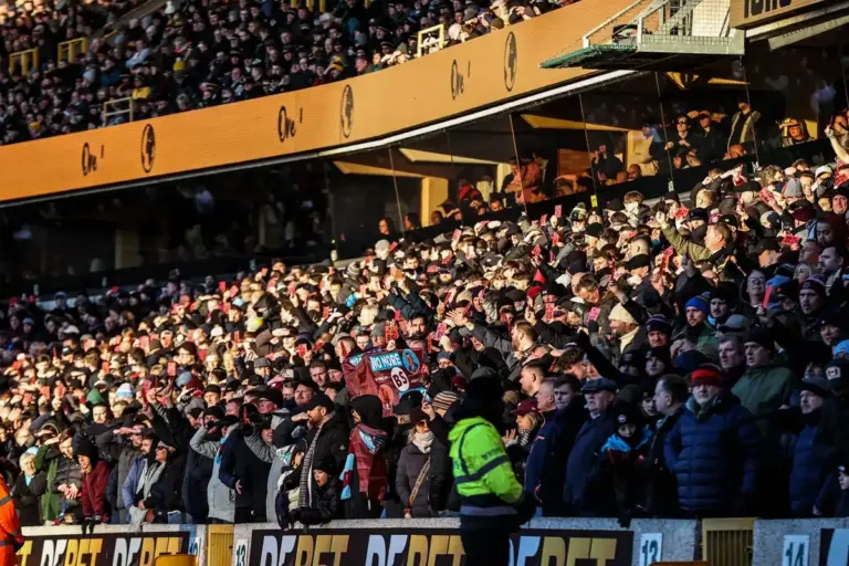 West Ham fans celebrate 50,000 attendance milestone