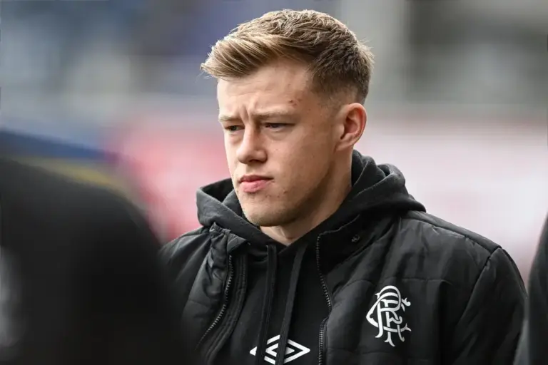 Connor Barron playing for Rangers as West Ham eye a transfer
