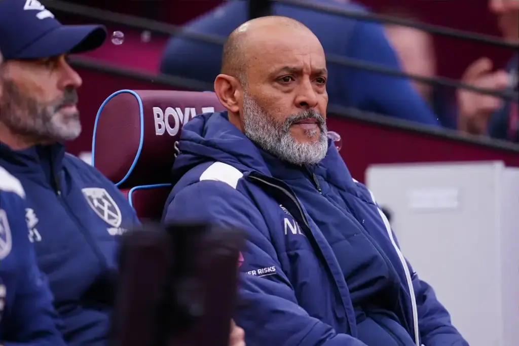 Nuno Espirito Santo watching on as West Ham prepare for their Carabao Cup tie with Portsmouth