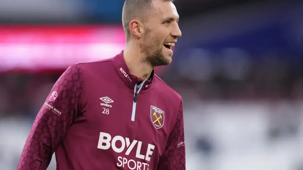 West Ham Tomas Soucek return: Tomas Soucek in West Ham United training gear