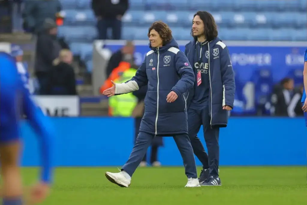 Rita Guarino watches West Ham Women during their 2-1 victory over London City Lionesses